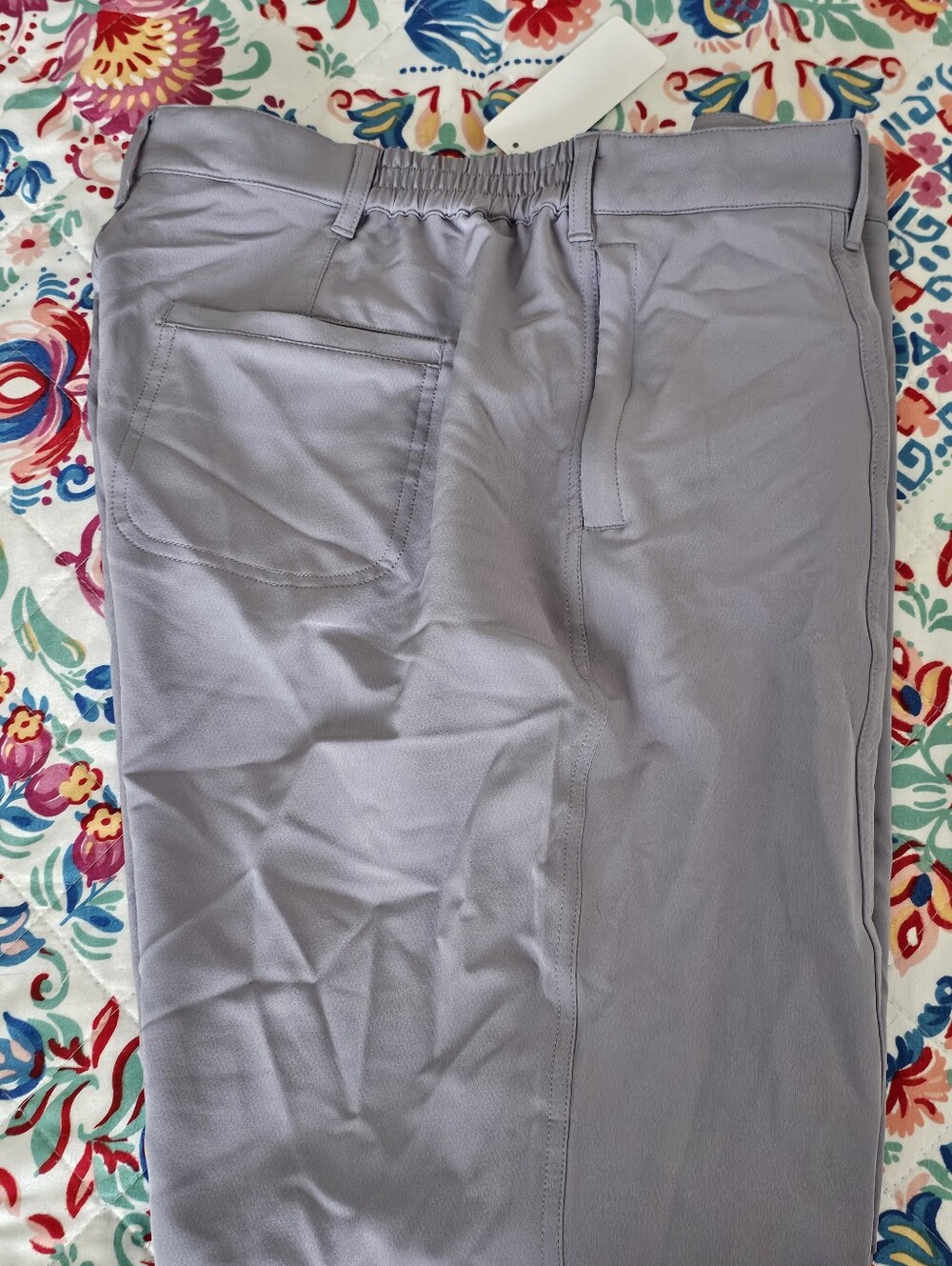 NWT 32 Degrees Cool Women’s Stretch Pull-On Pants Size 12 Quick Silver Grey